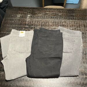 Lot/reseller bundle Sonoma Women’s pull on jeggings (3 pairs all 18W)
